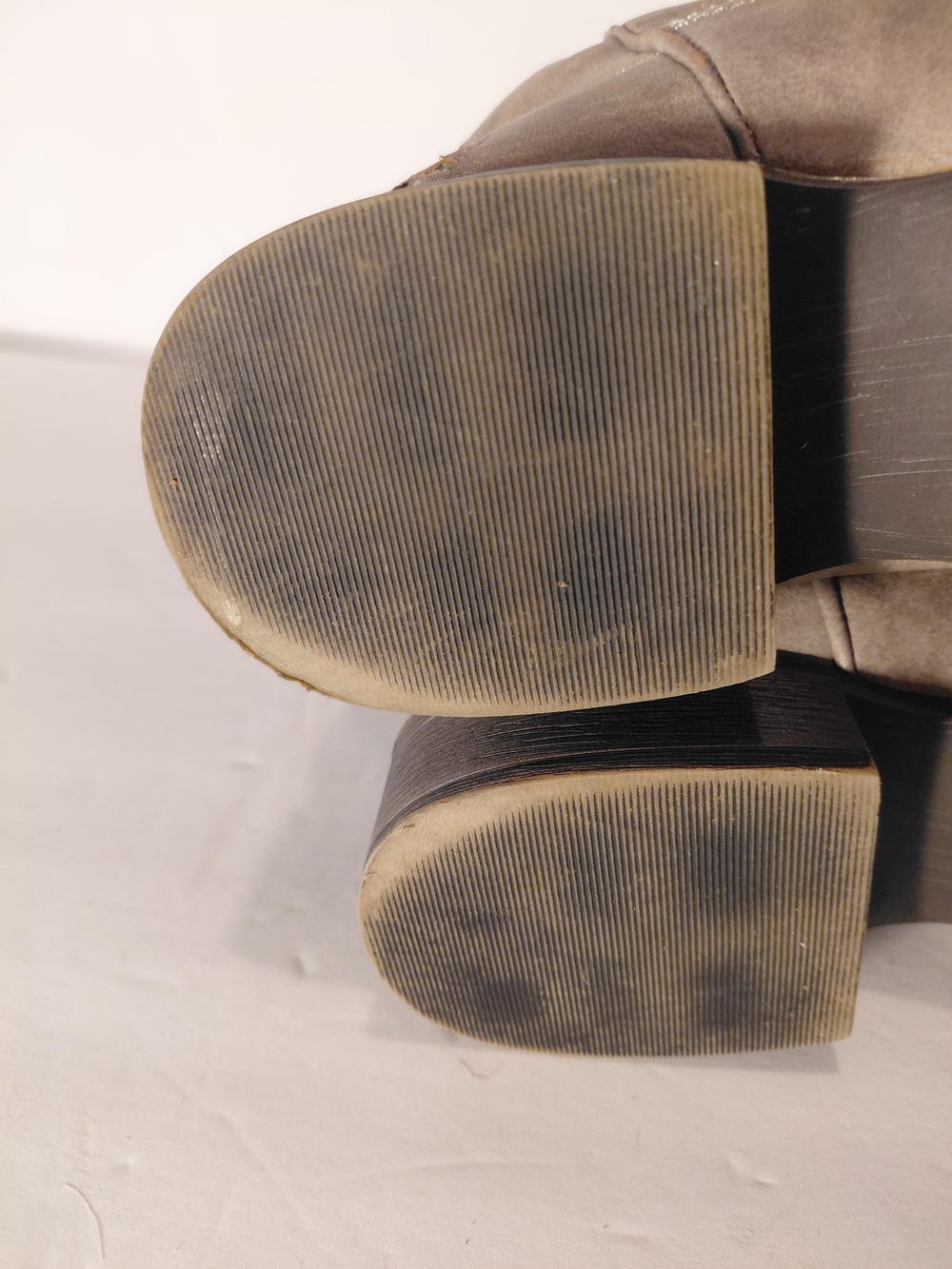 Roper Women's Taupe Western Boots with Metallic Inlay - Picture 12 of 13